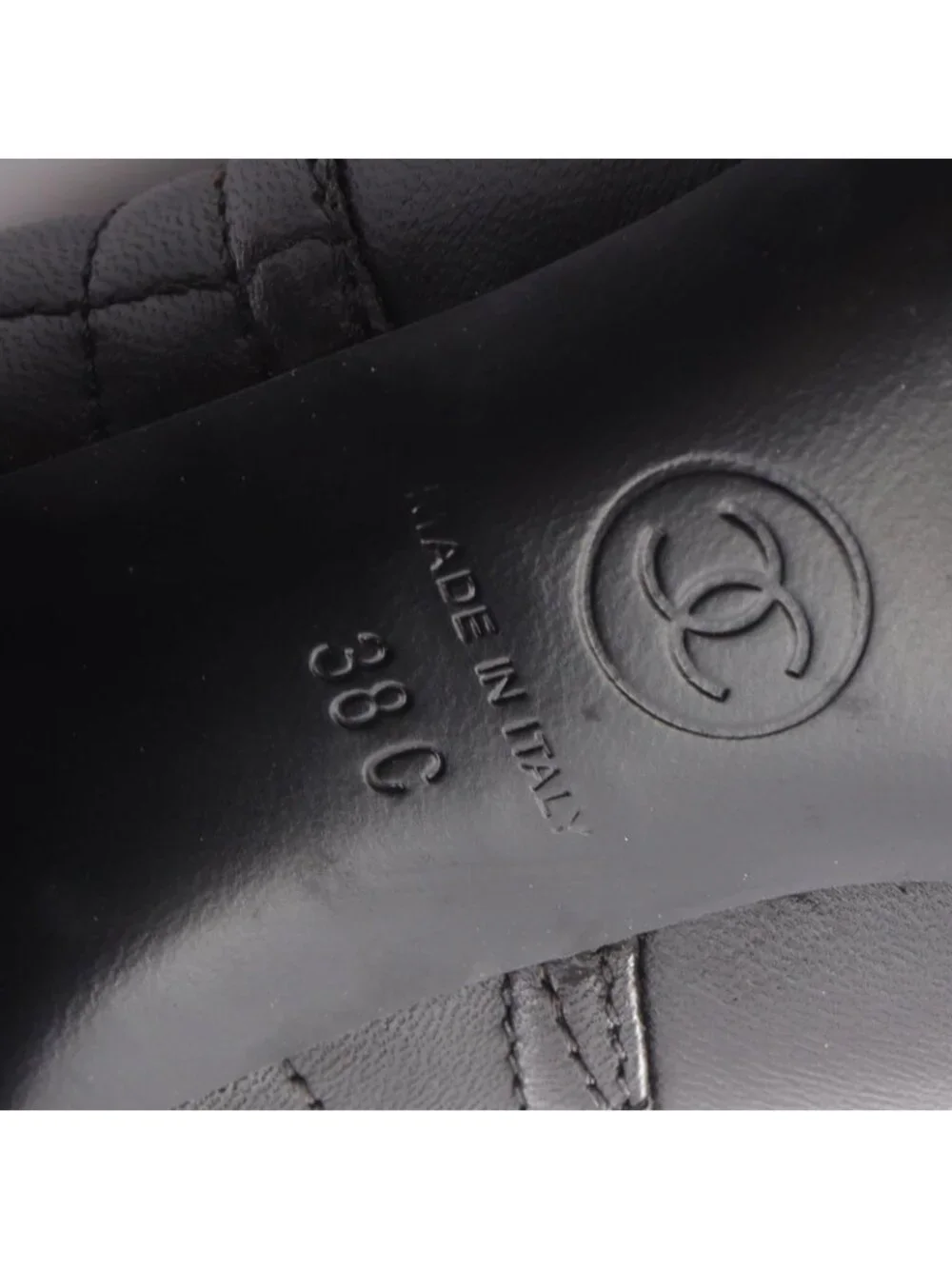 Chanel Boots Quilted Chain Long Leather Patent Shoes